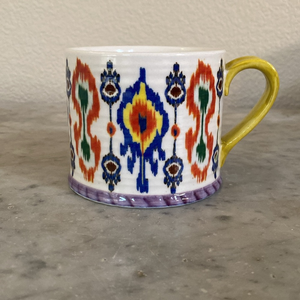Anthropologie Aztec Ikat Boho print mug - Picture 3 of 5